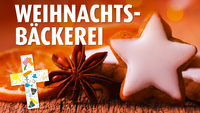 Plakatausschnitt Weihnachtsbäckerei, Gestaltung C. Amthor