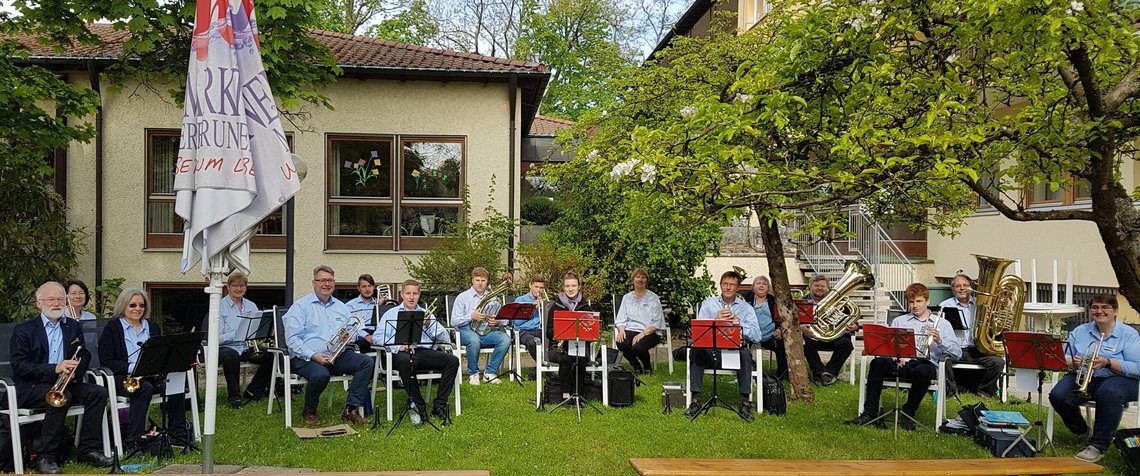 Posaunenchor zum Festgottesdienst am 8. Mai 2022