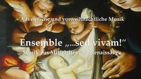 Kirchenmusik, Plakatausschnitt Ensemble "... sed vivam"