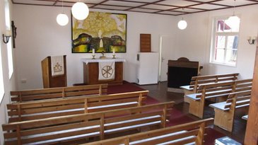 Kirche Innenraum; Foto: bey