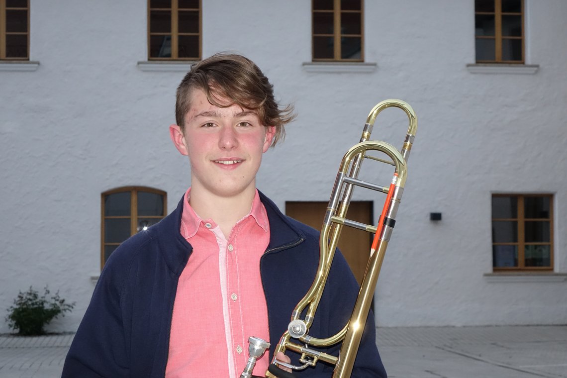 Jonas Schulz, Tenorposaune, Foto: Eifler