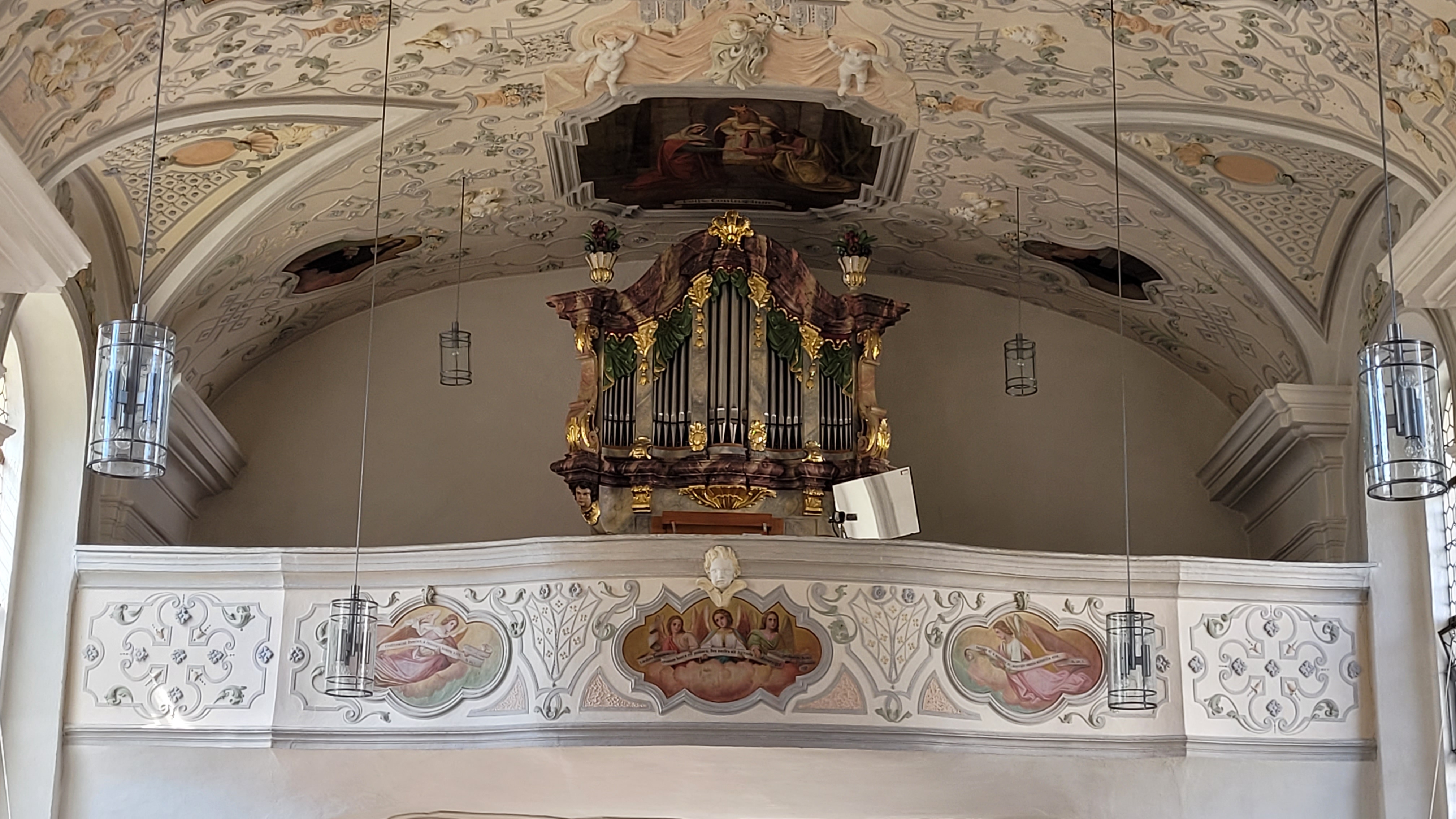 St. Anna Innenansicht Orgelempore, Foto www.st-Johannes.de