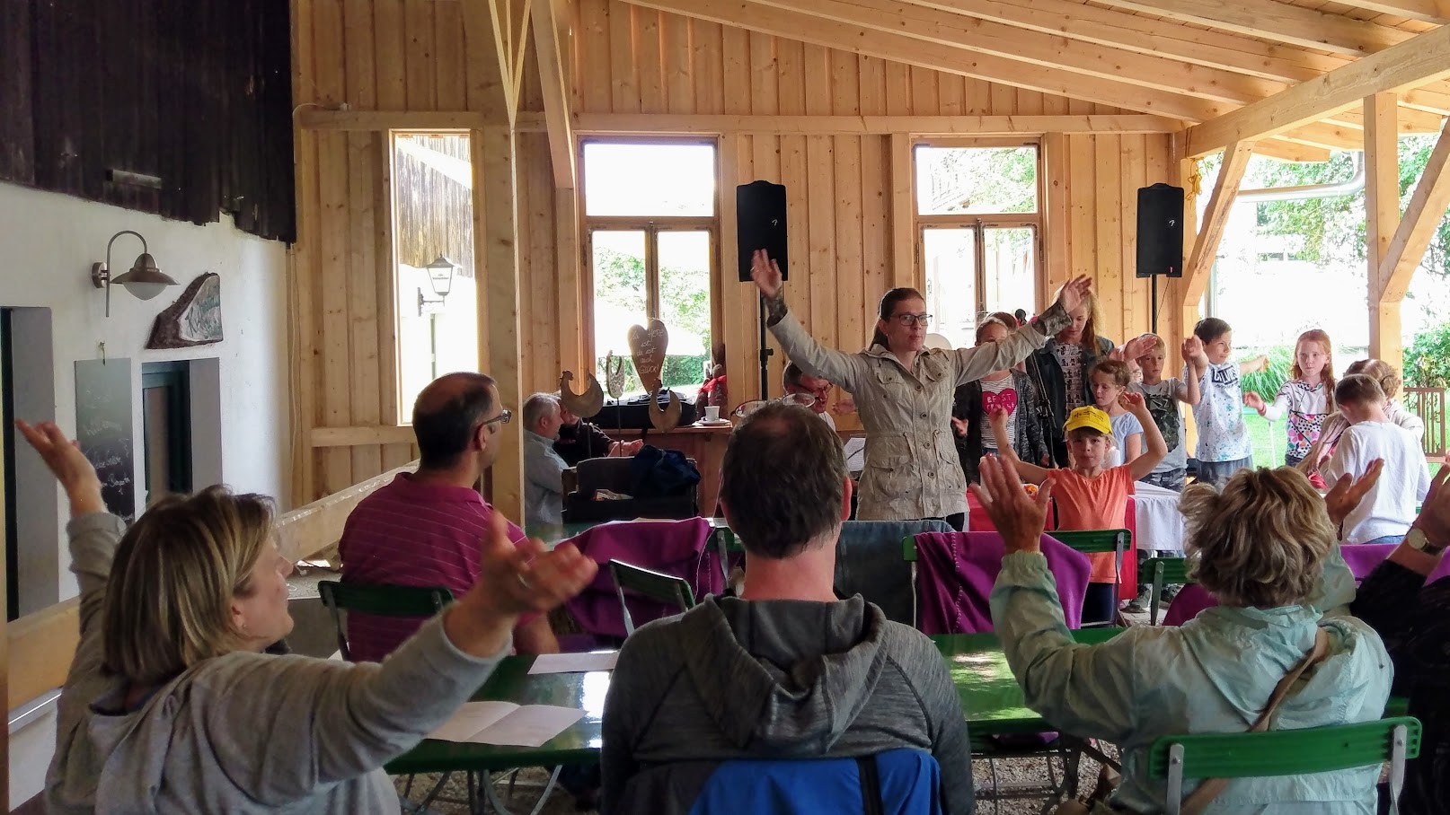 Gemeindeausflug zu Deinhards Viecherei in Gebertshofen Foto: Hauke Höpcke