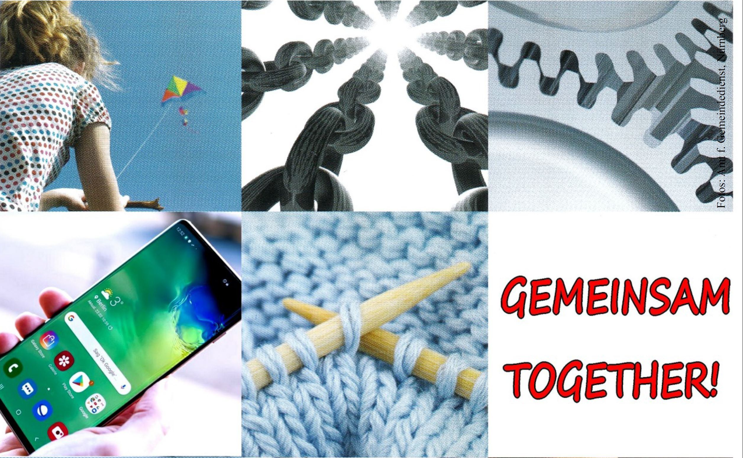 Plakat Ausschnitt, Fotos Amt für Gemeindedienst Nürnberg