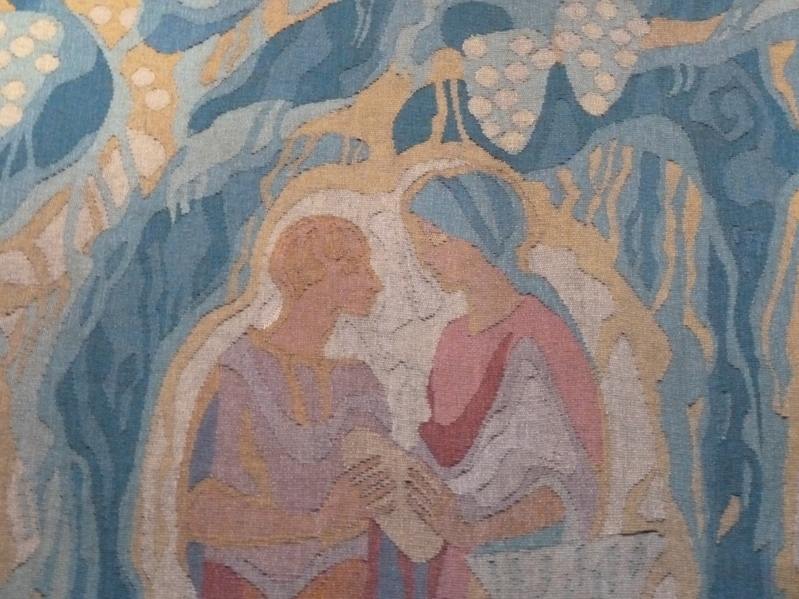 Wandteppich in Christuskirche, Ausschnitt, Foto Eifler