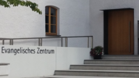 Evangelisches Zentrum, Eingang zum Pfarramt