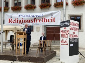 Kundgebung 2021 mit Volker Kauder, MdB