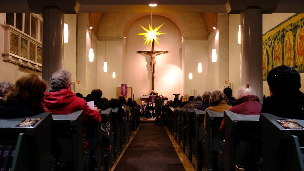Adventssingen am 2. Dez. 2018 in der Christuskirche, Foto Eifler