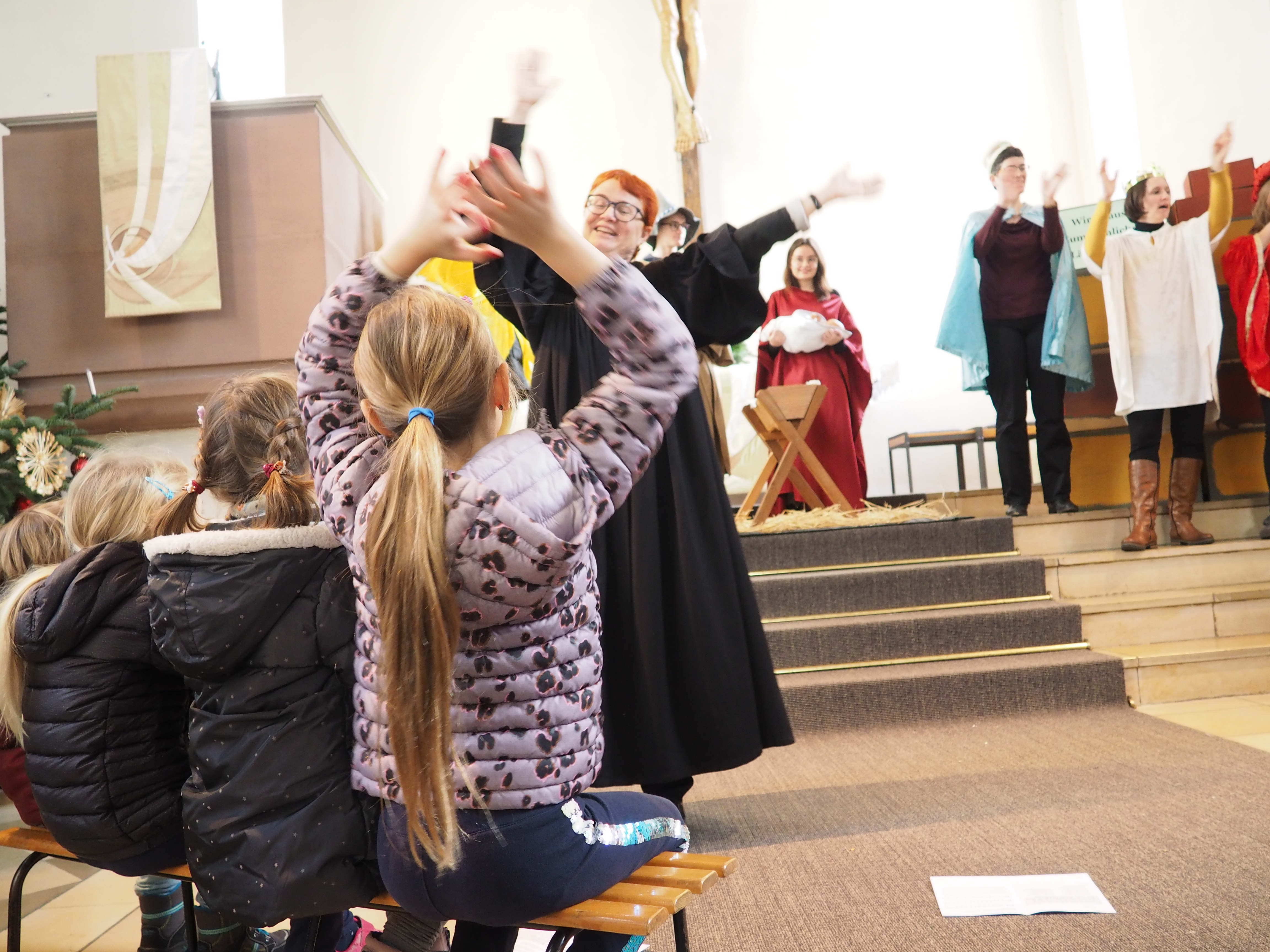 Horch! Das Christkind kommt. Krabbelgottesdienst, Foto M. Murner