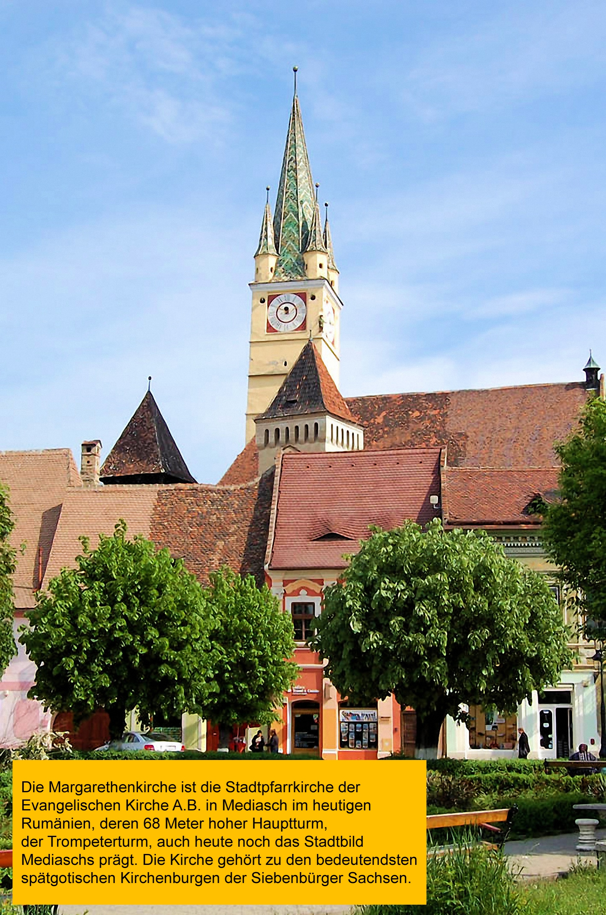 Margarethenkirche Mediasch, Foto Hermann