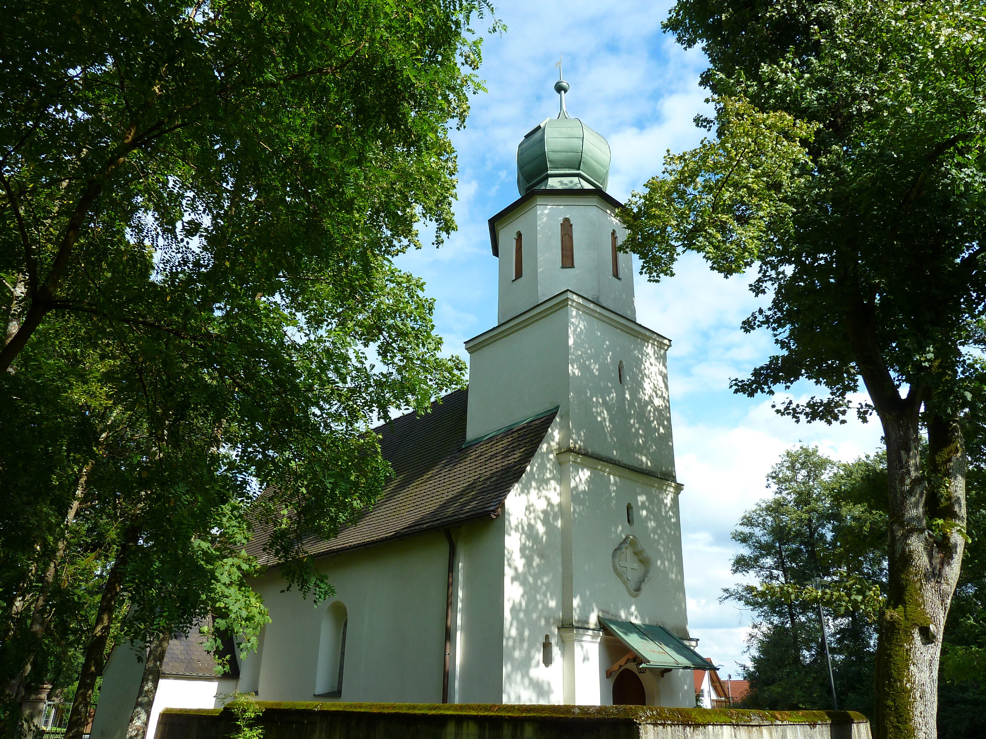 Schlosskapelle Woffenbach, Ansicht von Westen, Foto Eifler