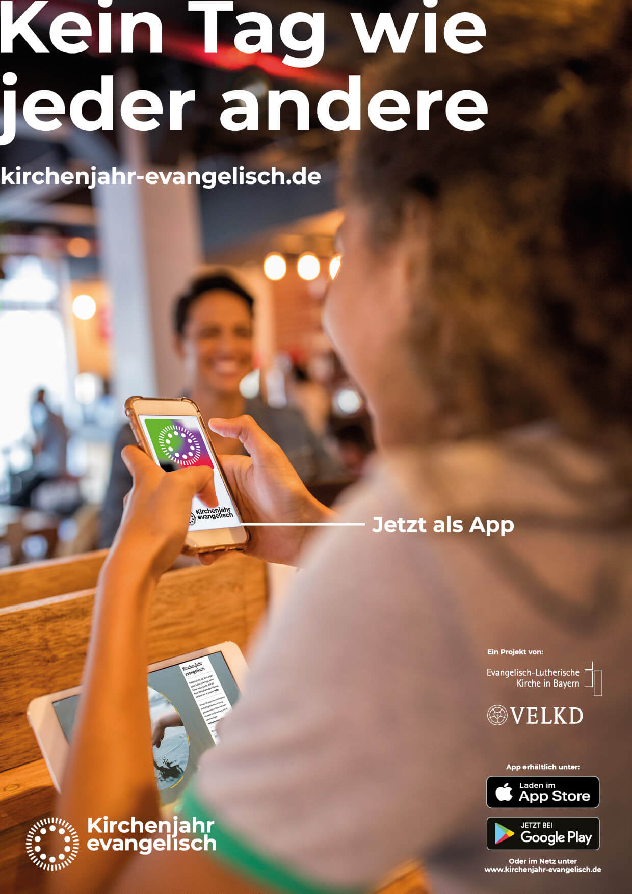 Faltplakat Kirchenjahr evangelisch App
