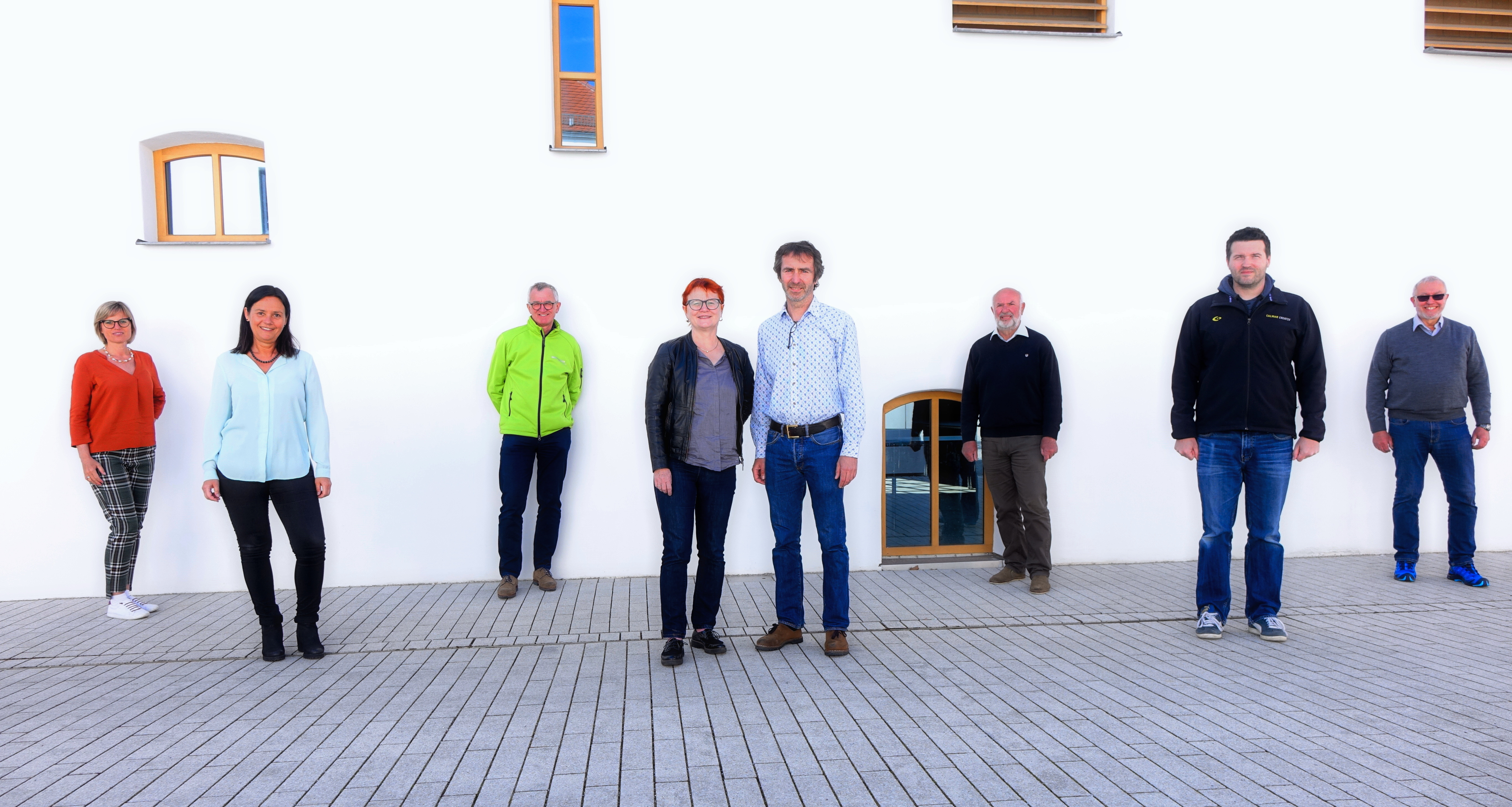 Fundraisingteam Eva Gaupp, Stefanie Finzel, Bernhard Hammerbacher, Christiane und Michael Murner, Werner Mikulasch, Christian Amthor und Dietrich Oppel (von links), Foto K. Eifler