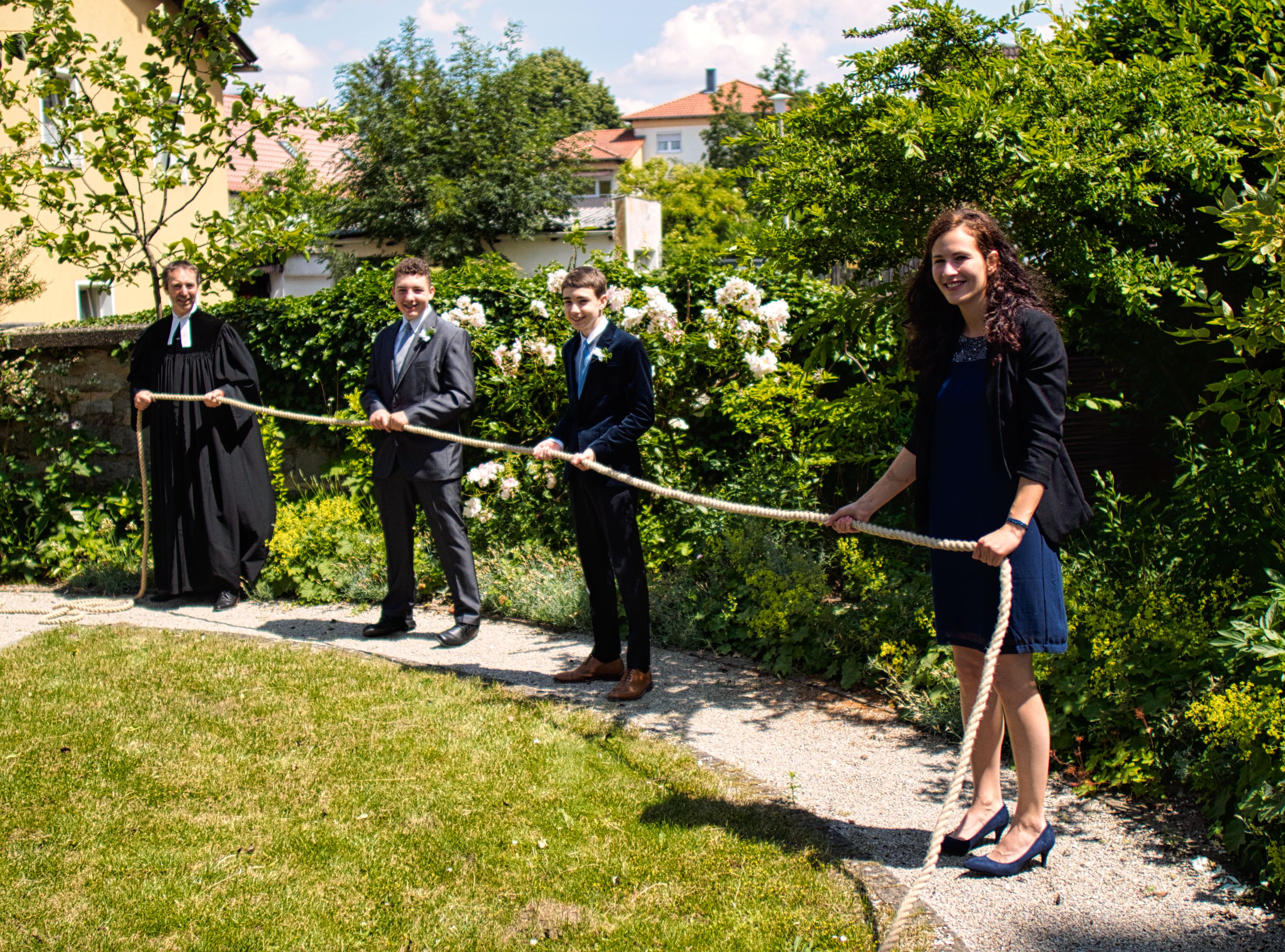Konfirmanden 2020 Gruppe 1, Foto D. Wotschke