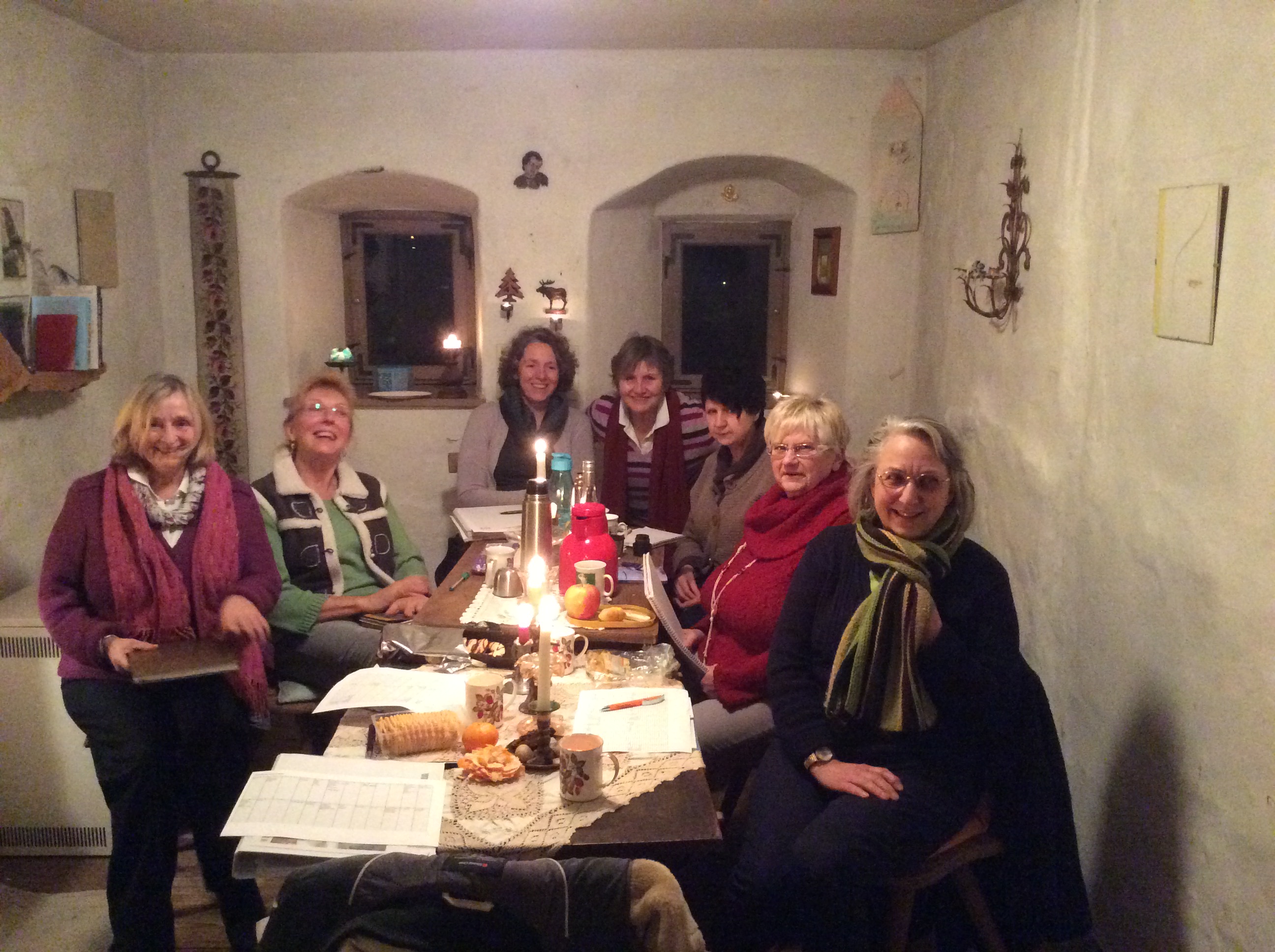 LiteraTürmerinnen in ihrer Schreibstube im hohen Frauenturm, Foto Angelika Kunze