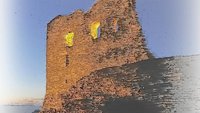 Ruine Burg Wolfstein, Plakatfoto editiert
