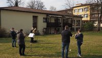 Posaunenchor musiziert für Senioren im MSH, Foto M. Murner