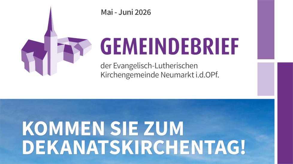 Titelbild Gemeindebrief Mai - Juni 2026