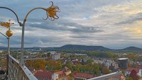 Blick über die Stadt vom Turm des Münster St. Johannes, Foto kb