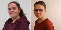 Antonia Höpcke und Felix Krauß vertreten die Gemeindejugend im Jugendausschuss unserer Kirchengemeinde.  Kombo: hoe