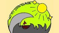 Plakat "Wo ist Dein Glaube?" mit Bild von B. Jeckle
