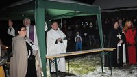 Burgweihnacht 17.12.2017, Segen, Foto: S. Mandel
