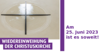 Taufschale, Ausschnitt der Titelseite von Gemeindebrief 5-2023, Foto: Luisa Jünger