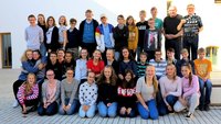 Konfirmanten 2019 Gruppe Hermann; Bildrechte: ekn