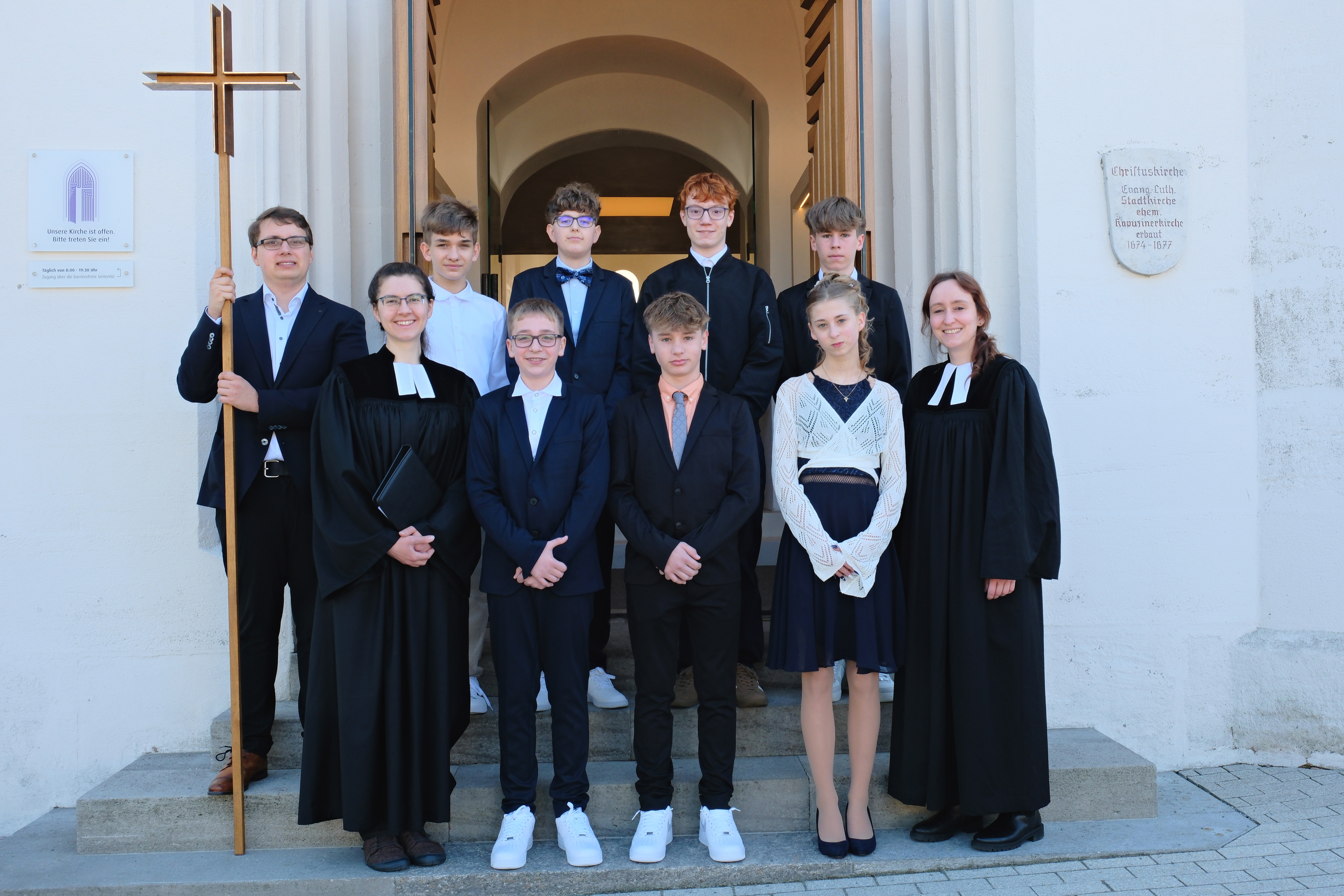 Konfirmation Samstagsgruppe 1, Foto Eifler