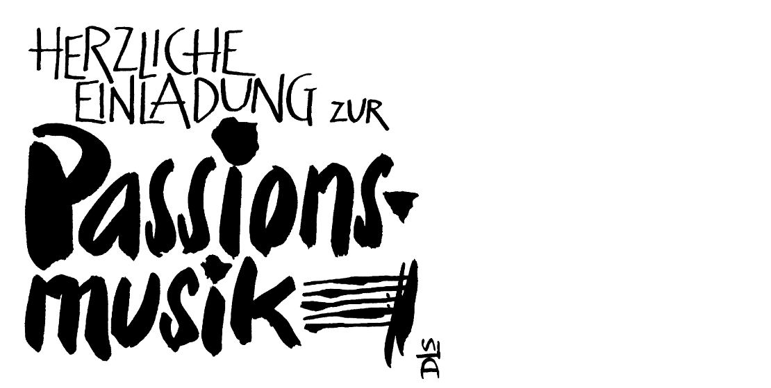 Passionsmusik Gemeindebrief 298_3003; Grafik: Layer-Stahl
