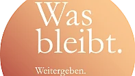"Was Bleibt." Logo des Projekts www.was-bleibt.de
