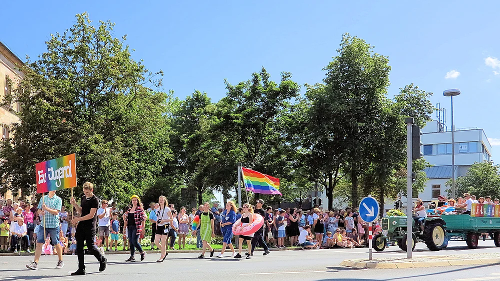 Voklsfestzug 2019 Evangelische Jugend, Foto M. Hermann