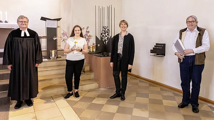 Online-Gottesdienst aus der Christuskirche, Foto C. Amthor