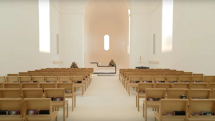 Kirchenraum, Foto C. Amthor