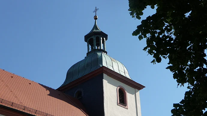 Turm der Schloßkirche Sulzbürg, Foto kb