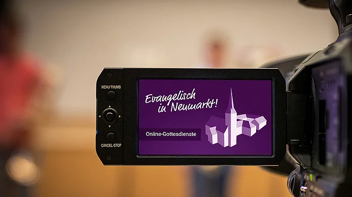 Onlinegottesdienst, Foto C. Amthor