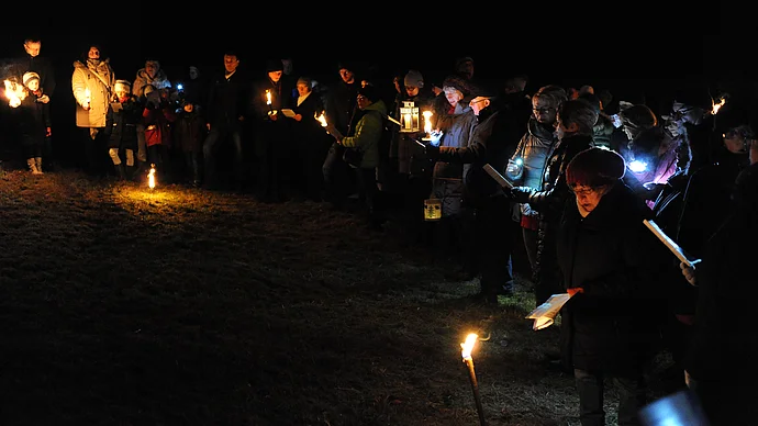 Waldweihnacht Deining, Foto M. Murner