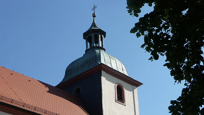 Turm der Schloßkirche Sulzbürg, Foto kb