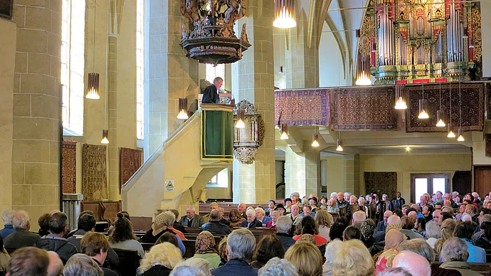 Predigt Pfr. Martin Hermann zum Erntedank in Mediasch