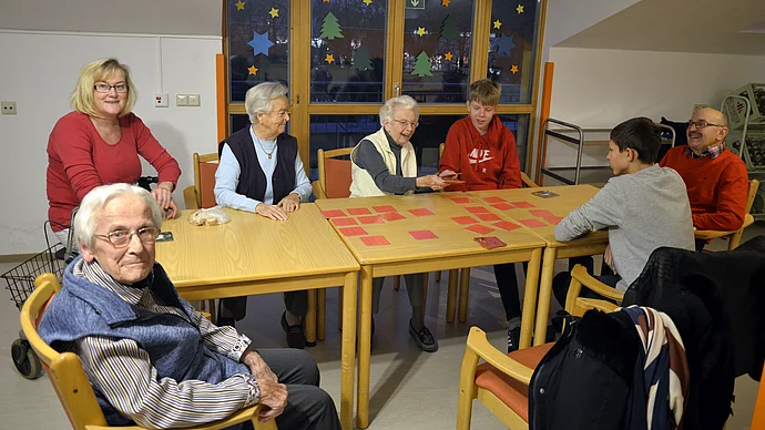 Konfis im Martin-Schalling-Haus, Foto L. Kaiser