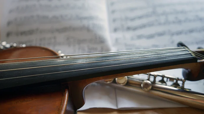 Violine & Flöte, Bild horndesign Pixabay