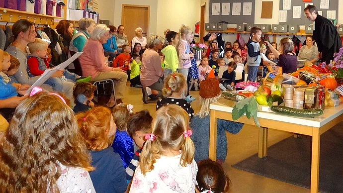 Erntedank im Donauer Kinderhaus