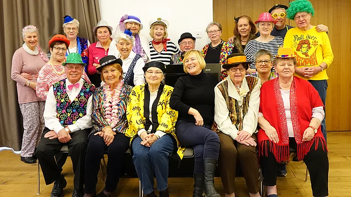 Senioren feiern Fasching, Foto Klaus Eifler