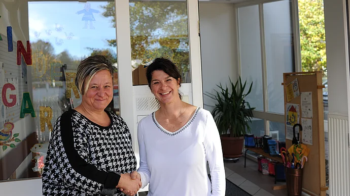 v.L.: Brit Trabandt, Natascha Feßmann, Foto: M. Murner