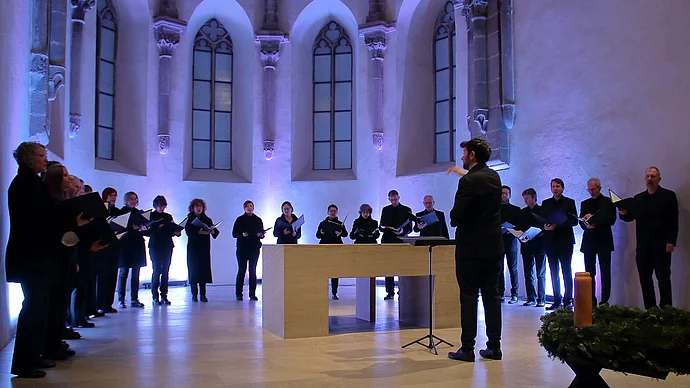 Kammerchor Nürnberg in St. Klara, Quelle https://www.kammerchor-nuernberg.com/