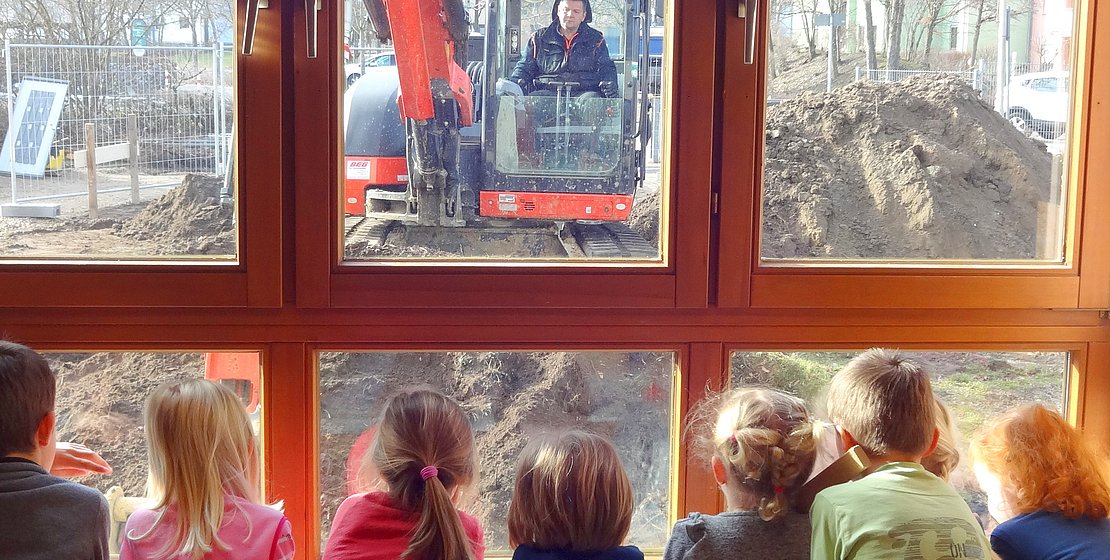 Bauarbeiten Kinderhort, Foto: Eifler