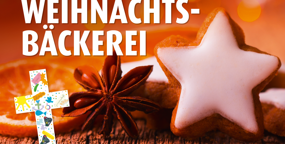 Plakatausschnitt Weihnachtsbäckerei, Gestaltung C. Amthor