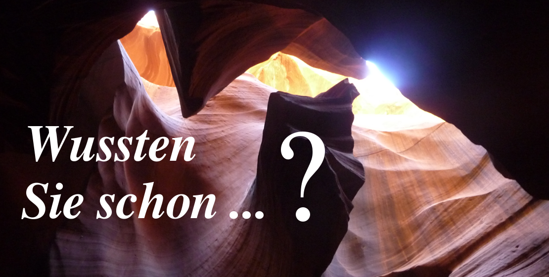 Wussten Sie schon?