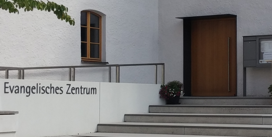 Evangelisches Zentrum, Eingang zum Pfarramt