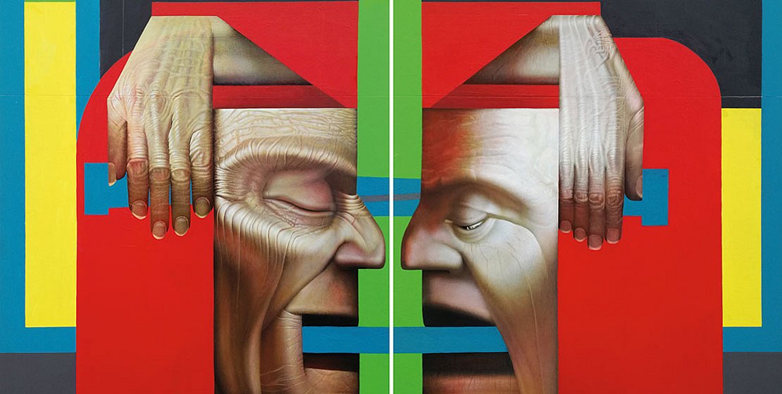 Kunstwerk "Kain und Abel-Duma"Peter König, 2017, www.koenigpeter.com